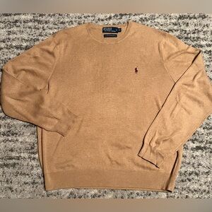 Polo Ralph Lauren Men’s Camel Crew Neck Sweater Sz. XL